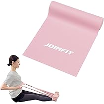 Amazon.co.jp: ストレッチバンド 2m【JOINFIT】ピンク 初心者向け